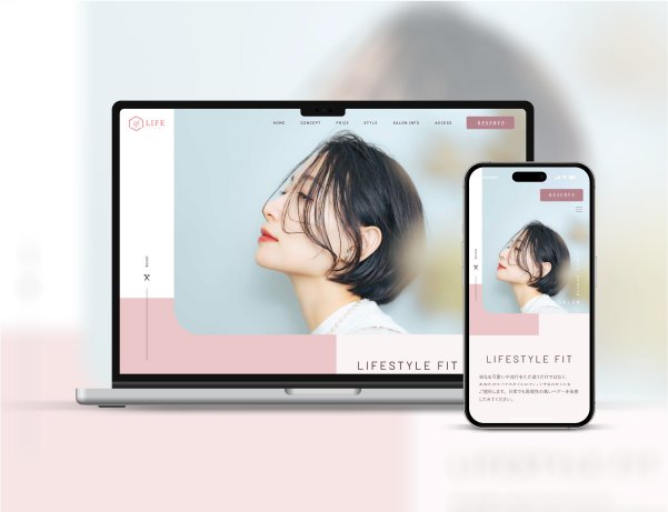 美容室モックアップ